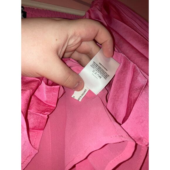 NWT Express poof sleeve light pink cropped top size XS - Picture 5 of 6